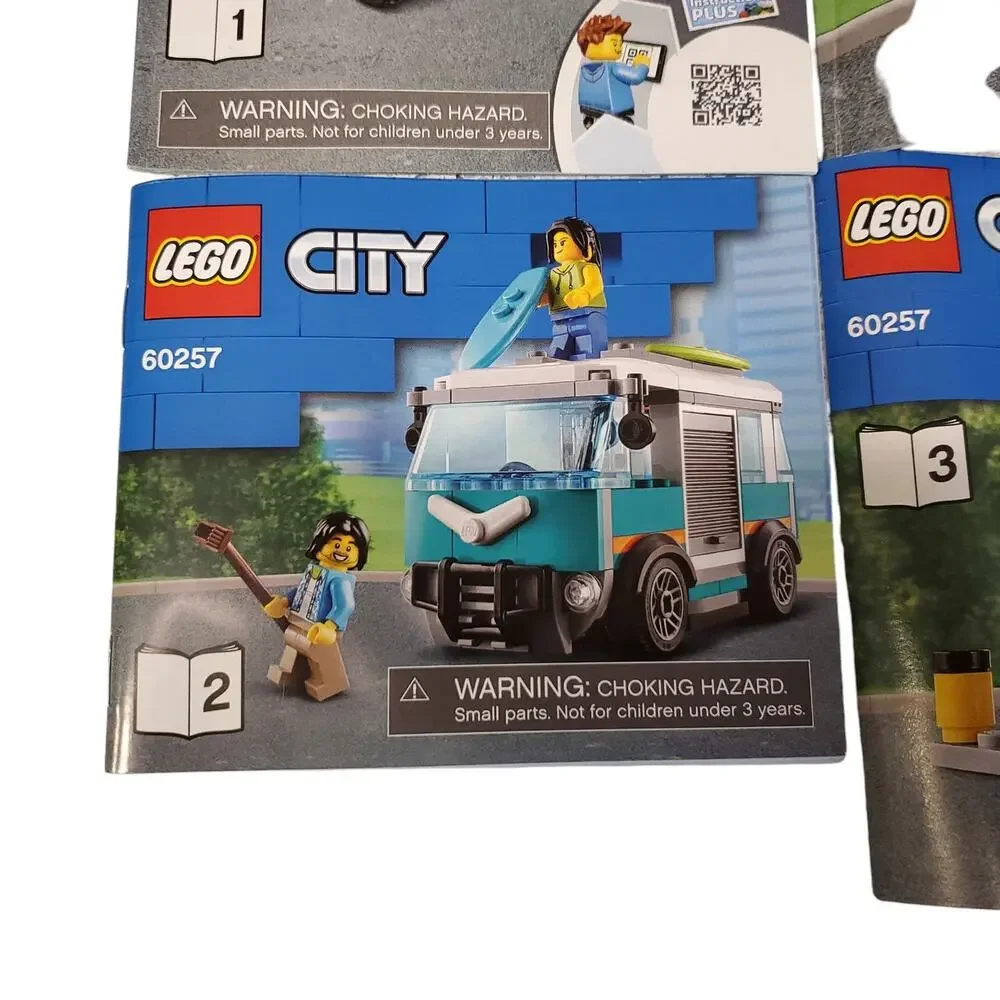 LEGO City Service Station 60257 Instruction Books Only Pretend Play Building